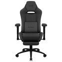 Aerocool ROYALASHBK Premium Ergonomic Gaming Chair Legrests Aeroweave Technology Black