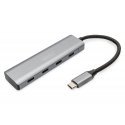 Digitus DA-70246 хаб-разветвитель USB 3.2 Gen 1 (3.1 Gen 1) Type-C 5000 Мбит/с Серый Digitus DA-70246 хаб-разветвитель USB 3.2 Gen 1 (3.1 Gen 1) Type-C 5000 Мбит/с Серый
