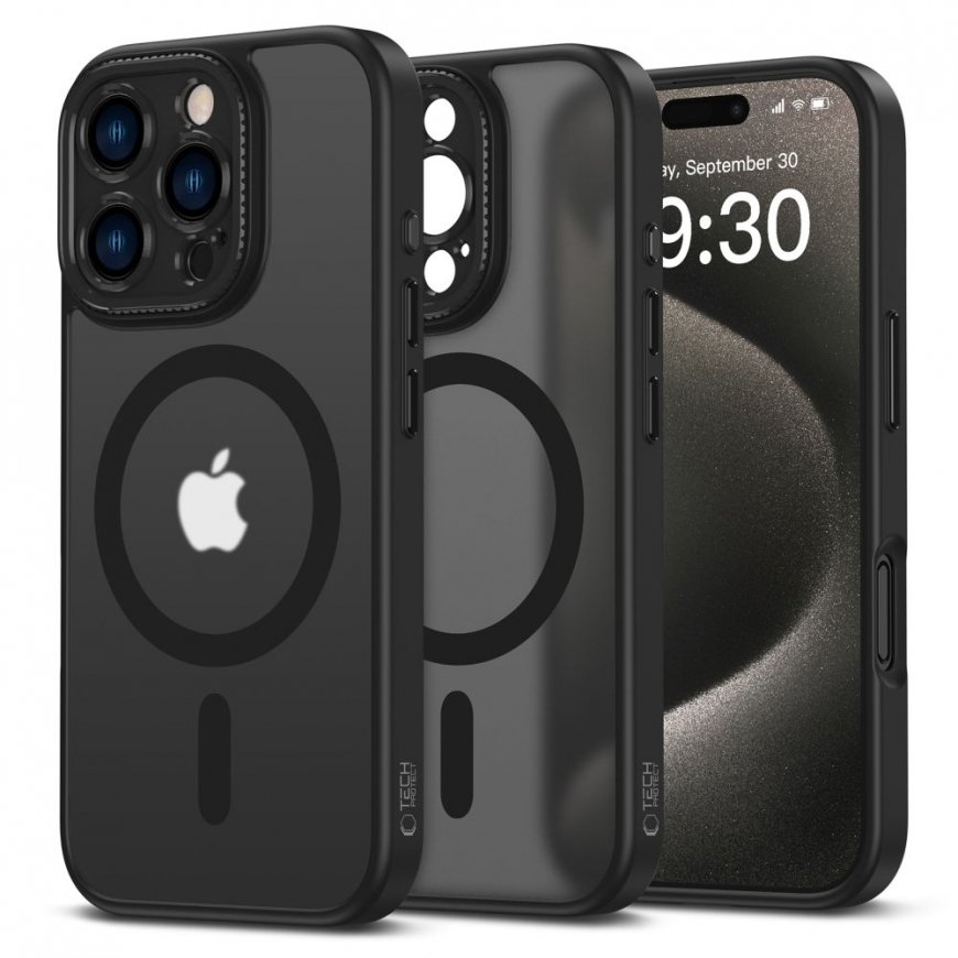TECH-PROTECT MAGCAM MAGSAFE IPHONE 16 PRO MAX MATTE BLACK – 2