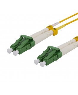 Deltaco LCLC-3S-APC InfiniBand ja kiudoptilised kaablid 3 m LC Valge