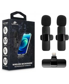 Spacetronik 2x wireless iPhone Lightning IOS microphone