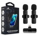 Spacetronik 2x belaidis iPhone Lightning IOS mikrofonas Spacetronik 2x belaidis iPhone Lightning IOS mikrofonas