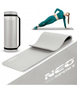 Exercise mat 183 x 60 cm Neo-Sport - 192 200 gray