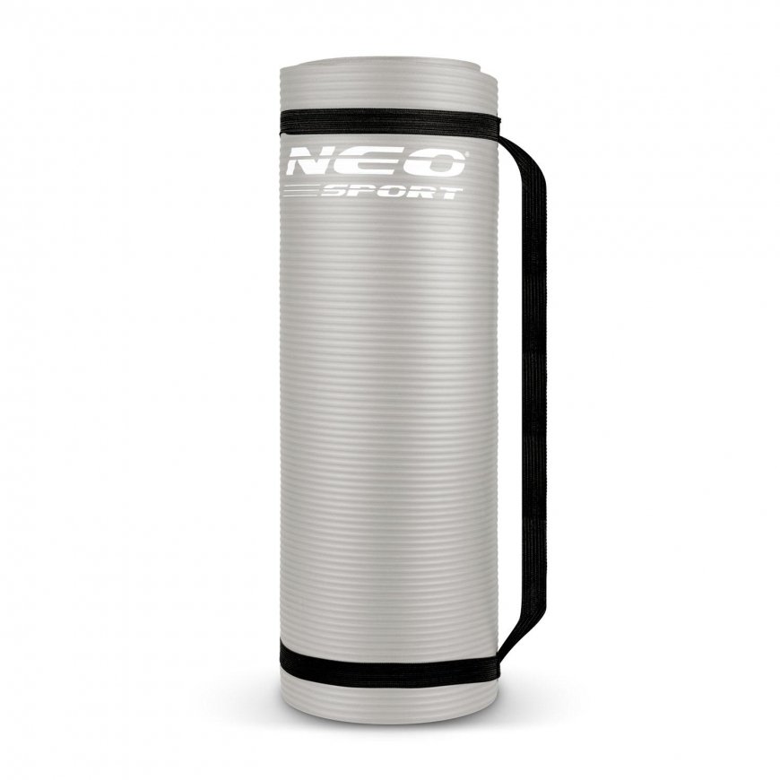 Exercise mat 183 x 60 cm Neo-Sport - 192 200 gray – 5