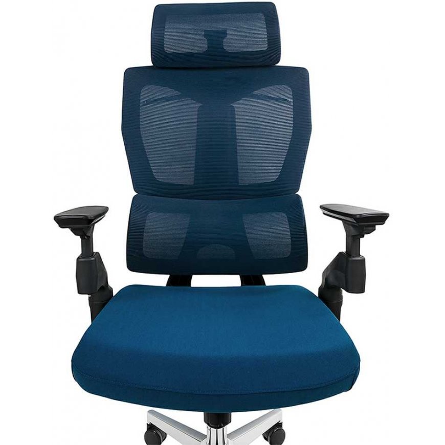 Spacetronik BARD blue swivel office chair