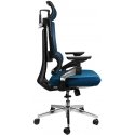 Spacetronik BARD blue swivel office chair with armrests Spacetronik BARD blue swivel office chair with armrests