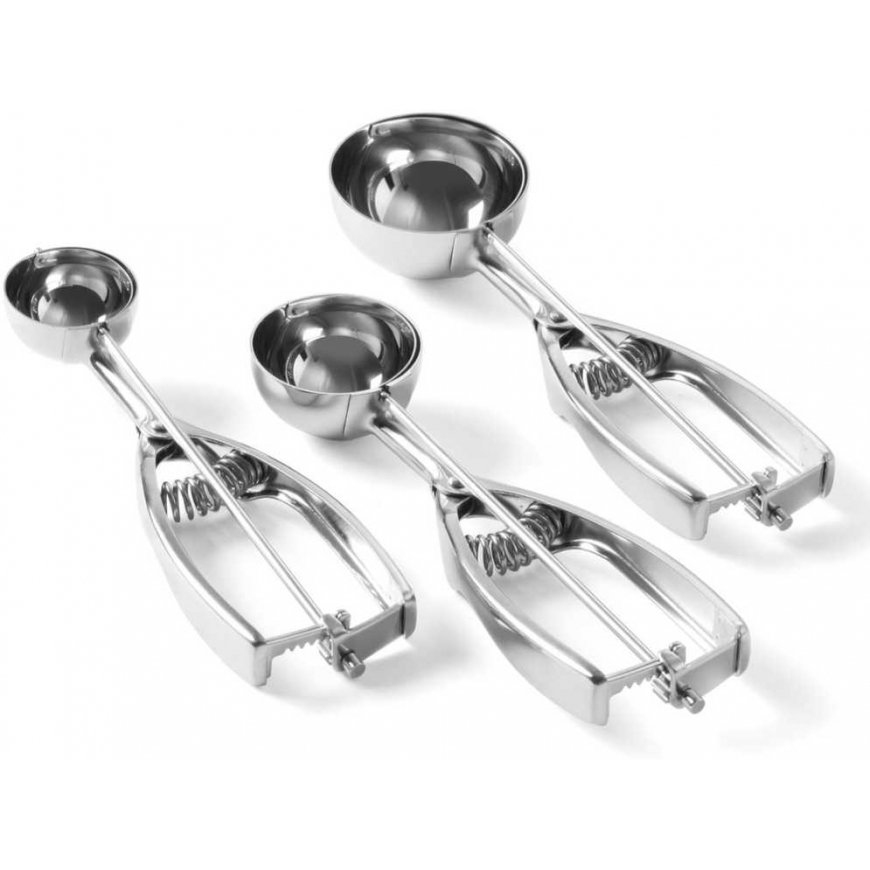Kitchen Line ice cream scoop stainless steel 1/24L - Hendi 572412 – 2