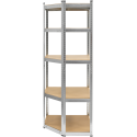 Corner warehouse shelf 180x40x70 silver Rebel Corner warehouse shelf 180x40x70 silver Rebel