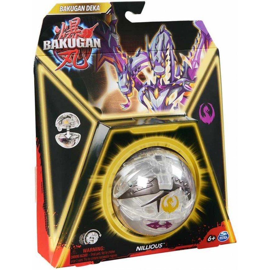 Bakugan Deka Nillious Kula 8 cm Figure bitewna Gra strategiczna – 3