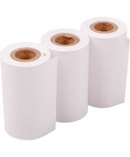 Hismart Paper for Thermal Printer, D30mm X 52mm, 3 Rolls