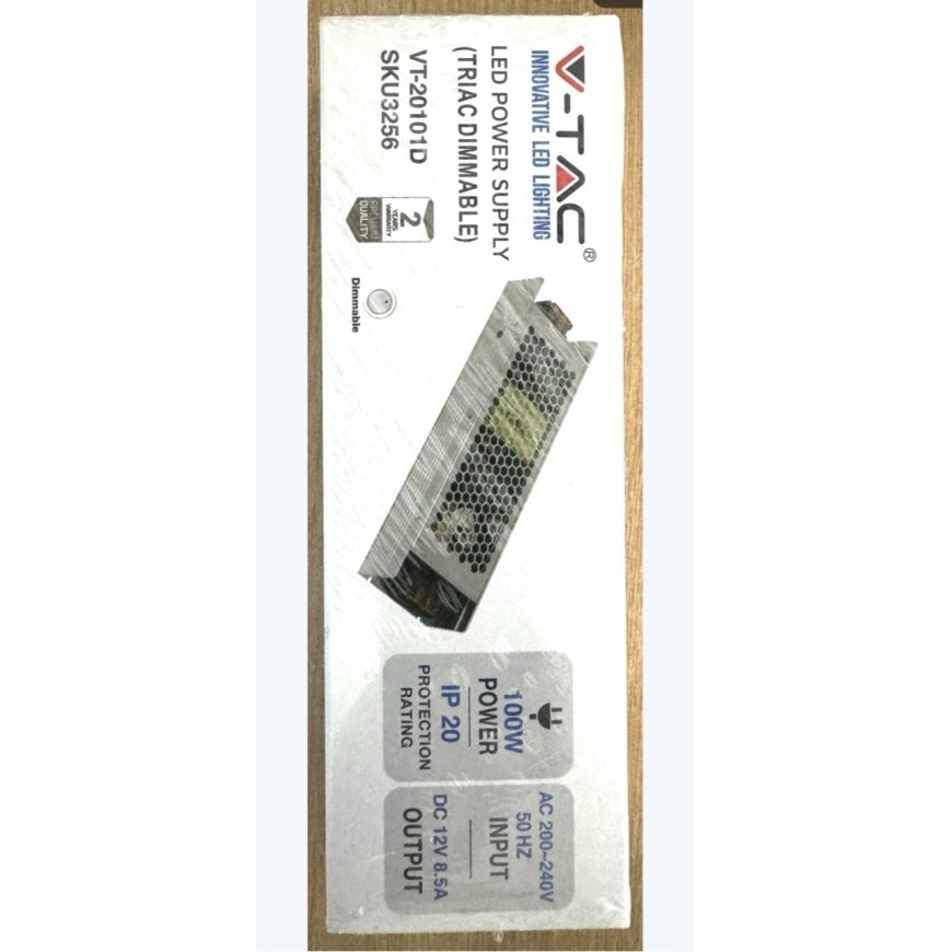 LED-toiteallikas V-TAC VT-20101D Modular 100W 12V 8,5A IP20 (SKU 3256) – 2