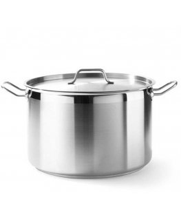 Pot średni Profi Line with lid 15 l dia. 320 x 190 h - Hendi 831601