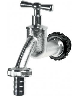 Prosperplast KRAN DO ZBIORNIKA NA WODĘ DESZCZÓWKĘ TAP Silver