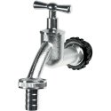 Prosperplast KRAN DO ZBIORNIKA NA WODĘ DESZCZÓWKĘ TAP Silver Prosperplast KRAN DO ZBIORNIKA NA WODĘ DESZCZÓWKĘ TAP Silver