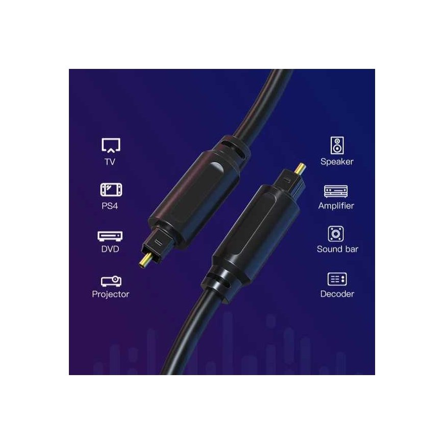 Cabletime Premium optinis audio kabelis Toslink-Toslink, 3m – 3