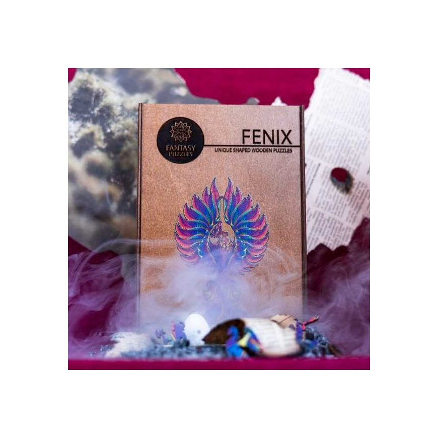 Fantasy Puzzles Fenix Wooden Puzzle M Size (130 pieces) – 4