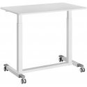 Spacetronik Buddy 04 reguliuojamas stalas ant ratukų, baltas Spacetronik Buddy 04 reguliuojamas stalas ant ratukų, baltas