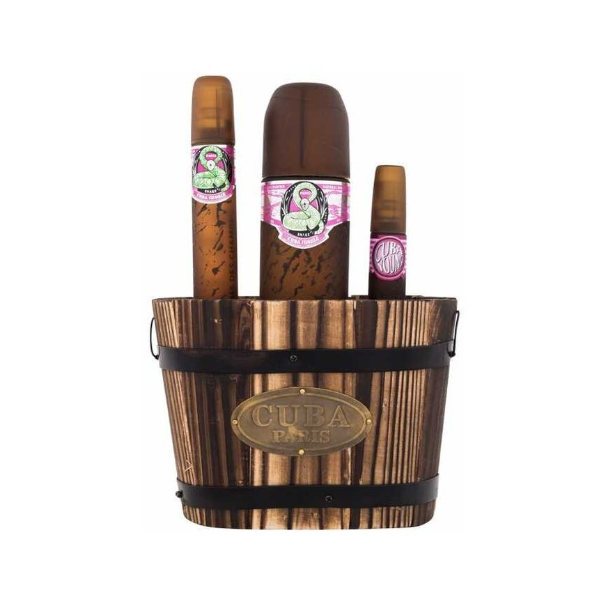 Cuba Kuba Jungle Snake komlektas parfuminis purškiklis 100ml + kvepalų vandens purškiklis 35ml + kvepalų vandens purškiklis 20ml – 2