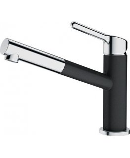 Kitchen faucet with pull-out hose Franke Orbit 115.0623.057, chrome/onyx black