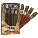 Cuba America rinkinys Juodasis tualetinio vandens purškiklis 35 ml + žalias tualetinio vandens purškiklis 35 ml + rudas tualetin