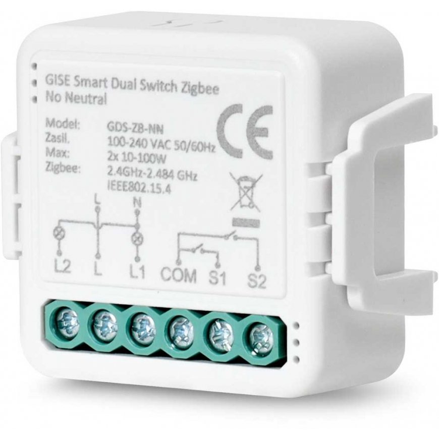 GISE Smart Dual Relay Module (Non-N) Zigbee | Tuya | GDS-ZB-NN – 5