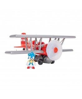 Jakks Pacific Sonic the Hedgehog 2.5 Inch Playset Tornado Biplane