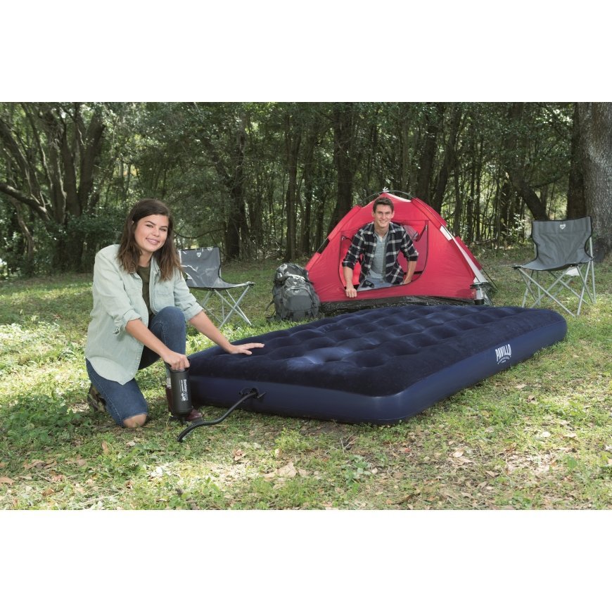 Bestway Flocked Airbed - Double - 1.91m x 1.37m x 22cm – 2