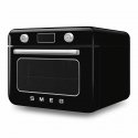 Smeg COF01RDEU Väike Must, Roostevaba teras Nööbid, Pöörlev Smeg COF01RDEU Väike Must, Roostevaba teras Nööbid, Pöörlev