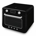 Smeg COF01RDEU Pieni musta, Ruostumaton teräs Painikkeet, Rotaatio Smeg COF01RDEU Pieni musta, Ruostumaton teräs Painikkeet, Rotaatio