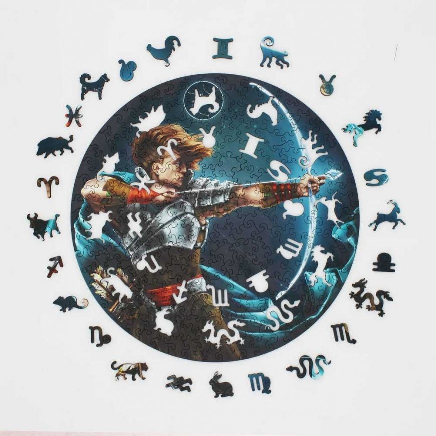 Fantasy Puzzles Šaulys (Zodiakai) Dėlionė Iš Medžio (200 detalių) – 4