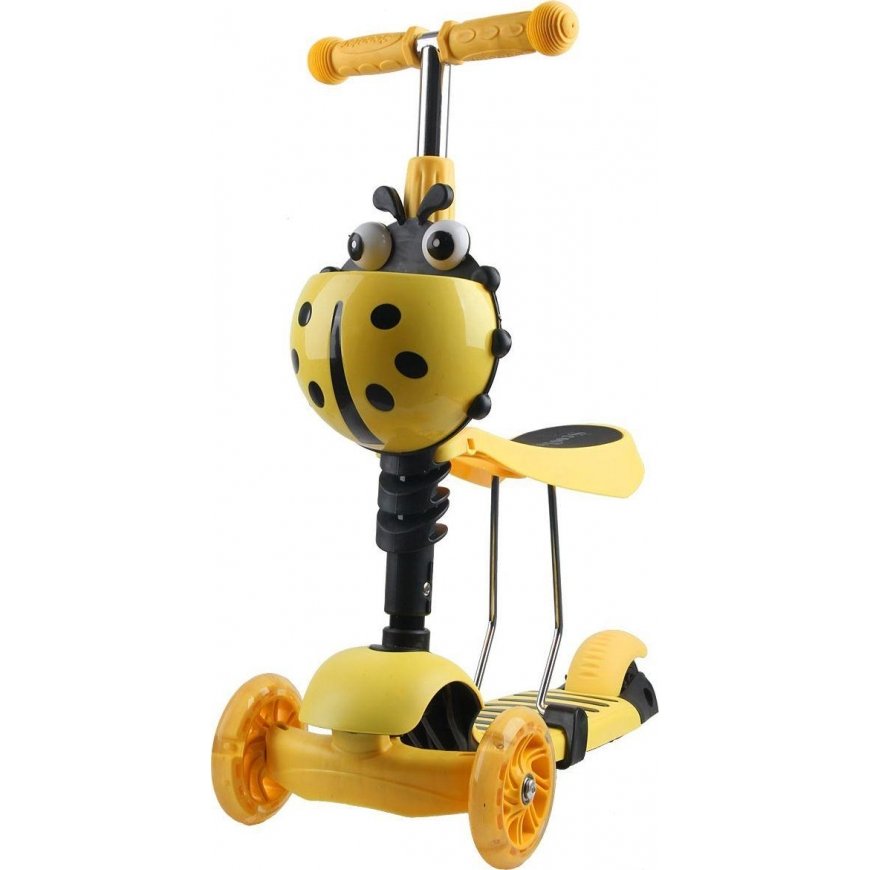 Enero Scooter inasi O Ladybug Yellow