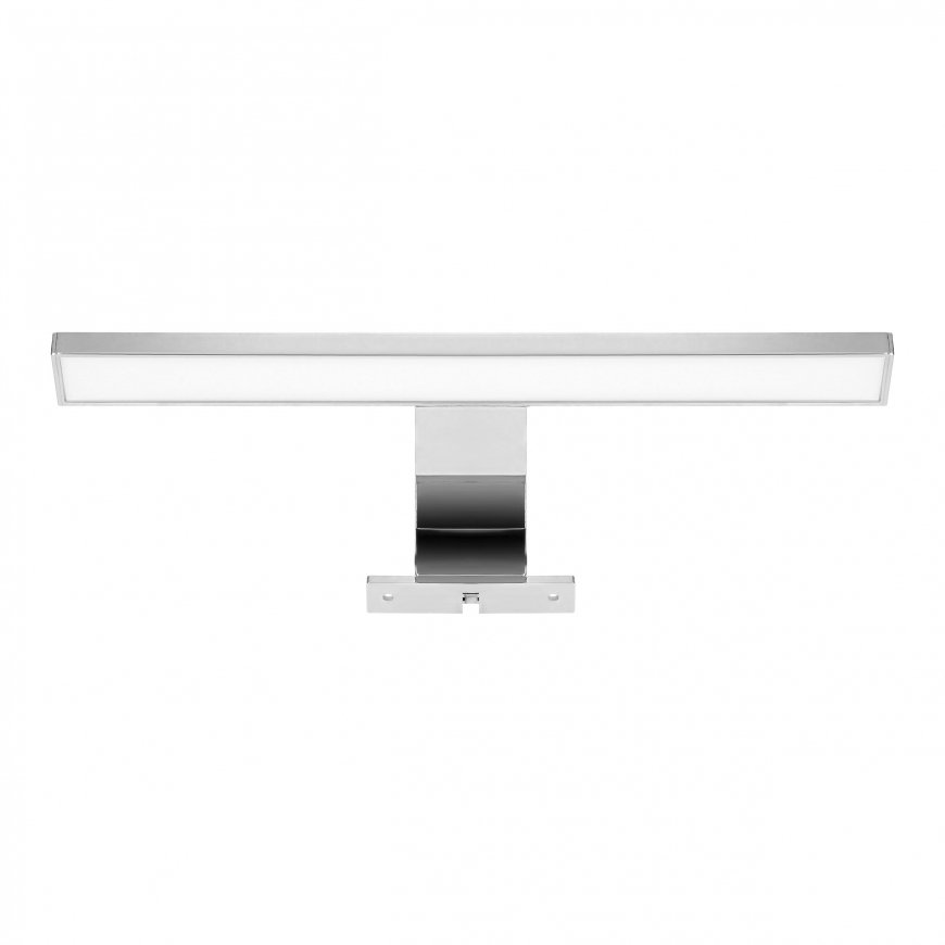 Sieninis šviestuvas Orno NORTES LED 5W, lampa nad lustro, 320lm, 4000K, dł. 30 cm, plastik, sidabrinė – 4