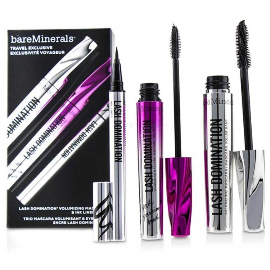 Bare Minerals bareMinerals Travel Exclusive Set BareMinerals: Lash Domination, Volumizing, Mascara, Intense Black, 8.5 ml + Lash – 2