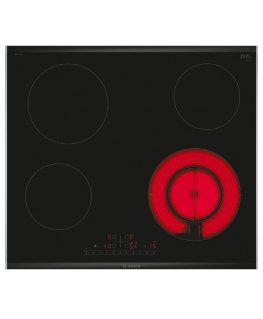 Bosch Serie 6 PKF675FP2E keittolevy musta Kiinteä 60 cm Keraaminen 4 alue(tta)