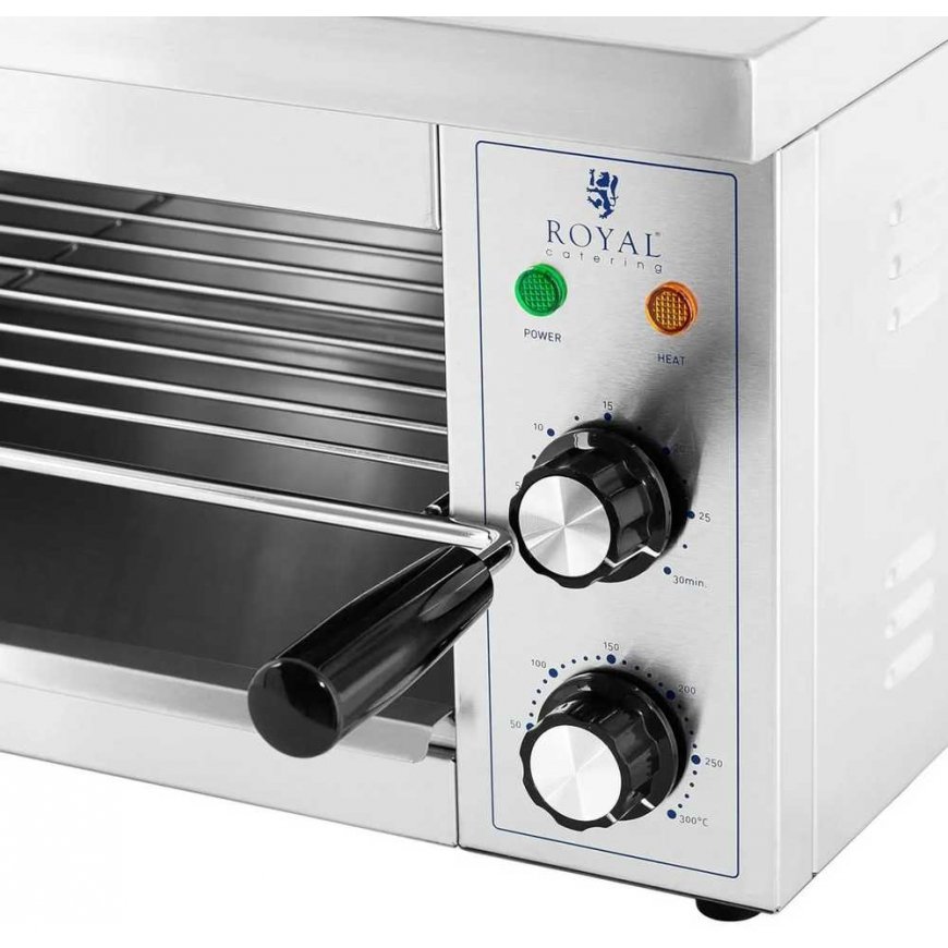 Toaster Royal Catering Oven toaster salamander do zapiekanek tostów 50-300 C 2500 W – 2