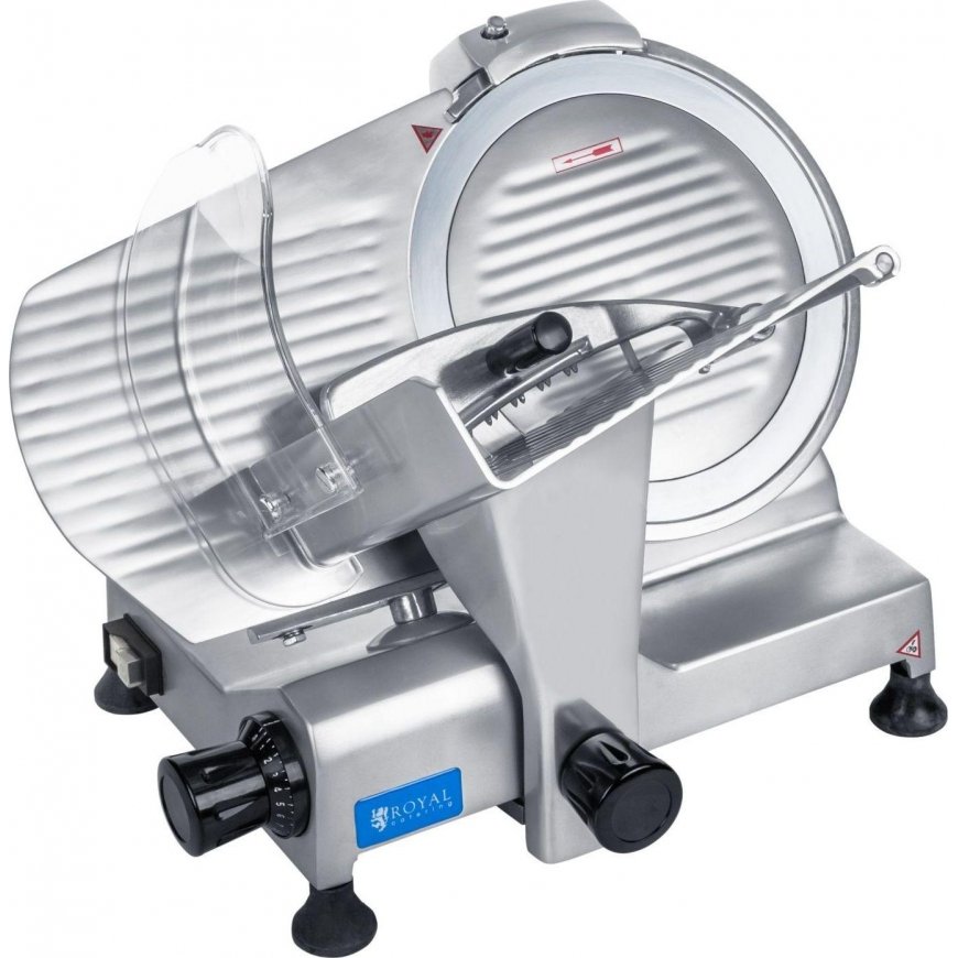 Royal Catering Electric store slicer for cold meat products and cheese PRO 220mm