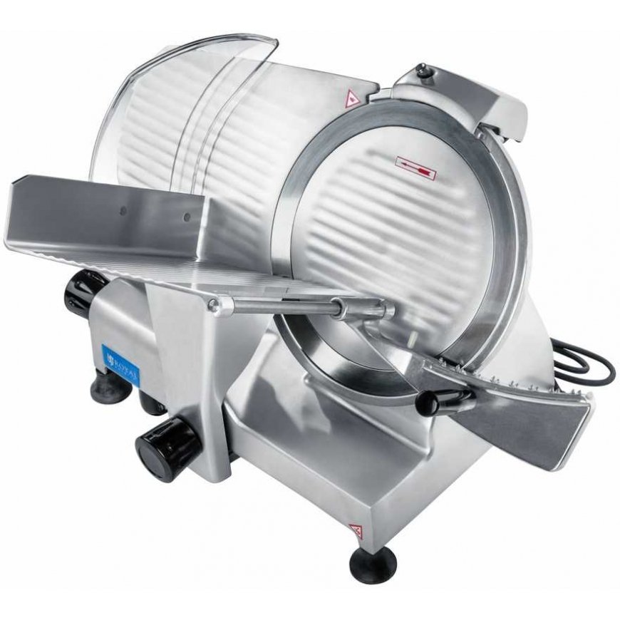 Royal Catering Elektrinė parduotuvės pjaustyklė šaltiems mėsos gaminiams ir sūriui PRO 220mm – 3