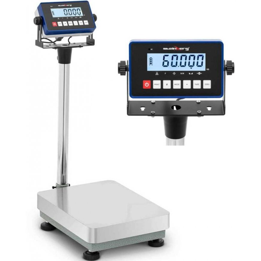 Virtuvinės svarstyklės Steinberg Systems Pramoninės platforminės svarstyklės 30 x 40 cm 60 kg / 0,002 kg