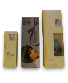 Set Marlies Moller: Specialists, Keratin, Hair Oil Conditioner, Sleek & Shine, 100 ml + Marlies Moller, Paddle, Hair + Specialis