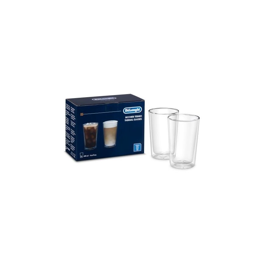 De’Longhi SC319 kafijas glāze Caurspīdīgs 2 pcs 490 ml
