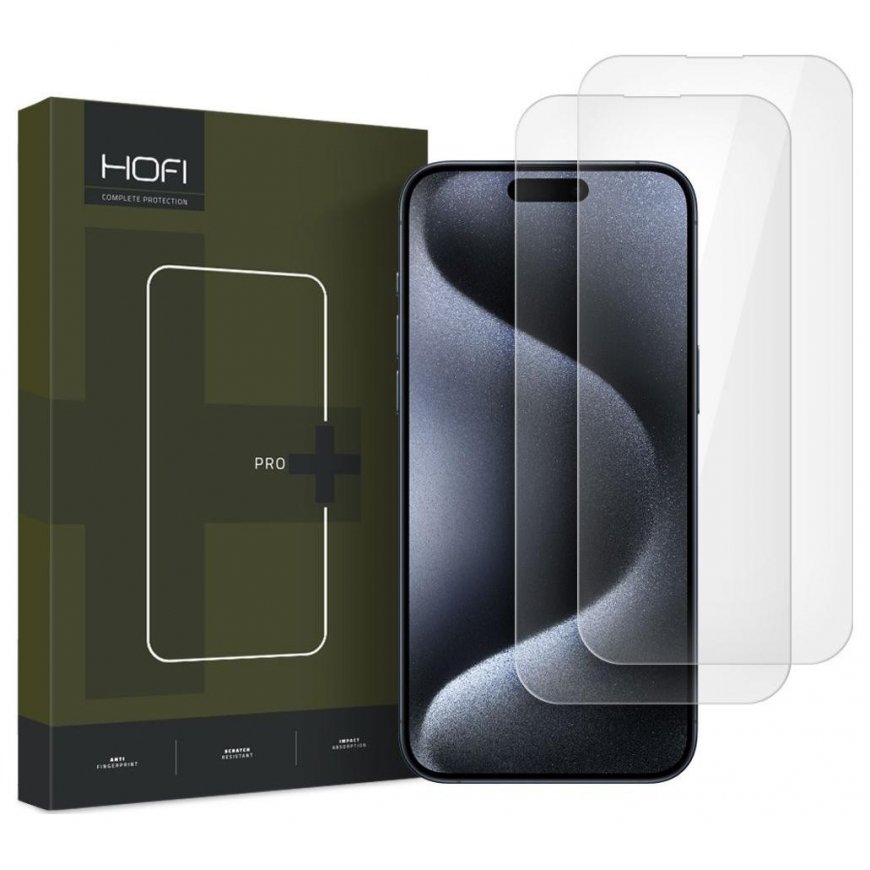 Hofi Glass Pro+ 2-pak do Apple iPhone 16 przezroczyste – 2