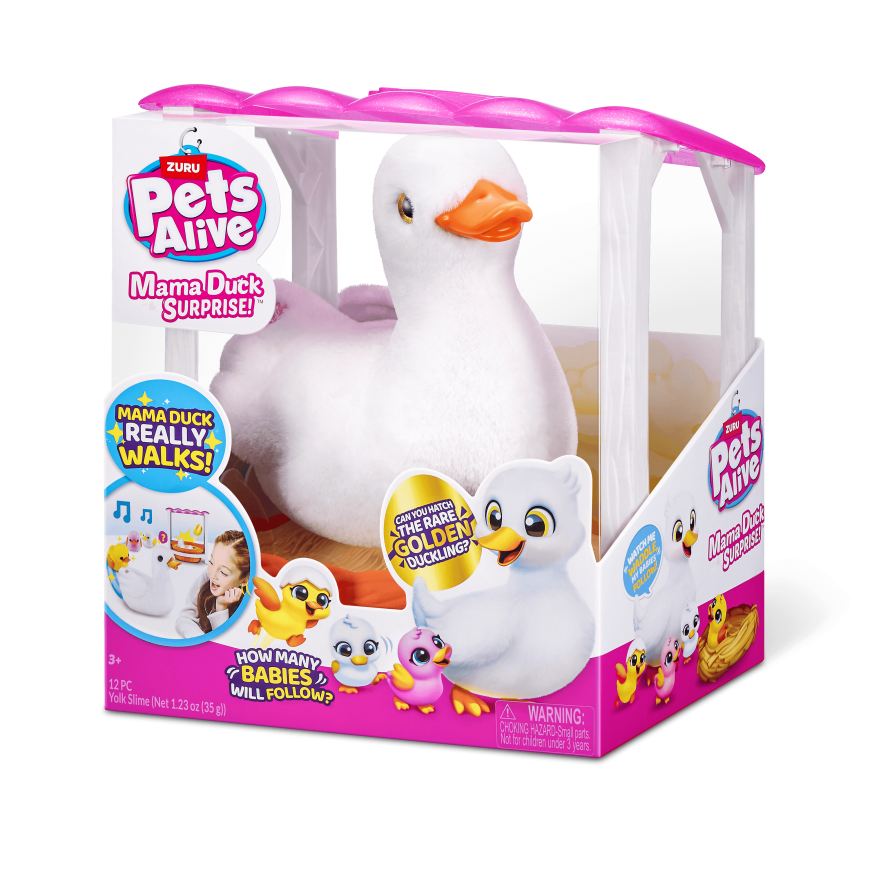 PETS ALIVE playset Mama&Baby Surprise Ducks