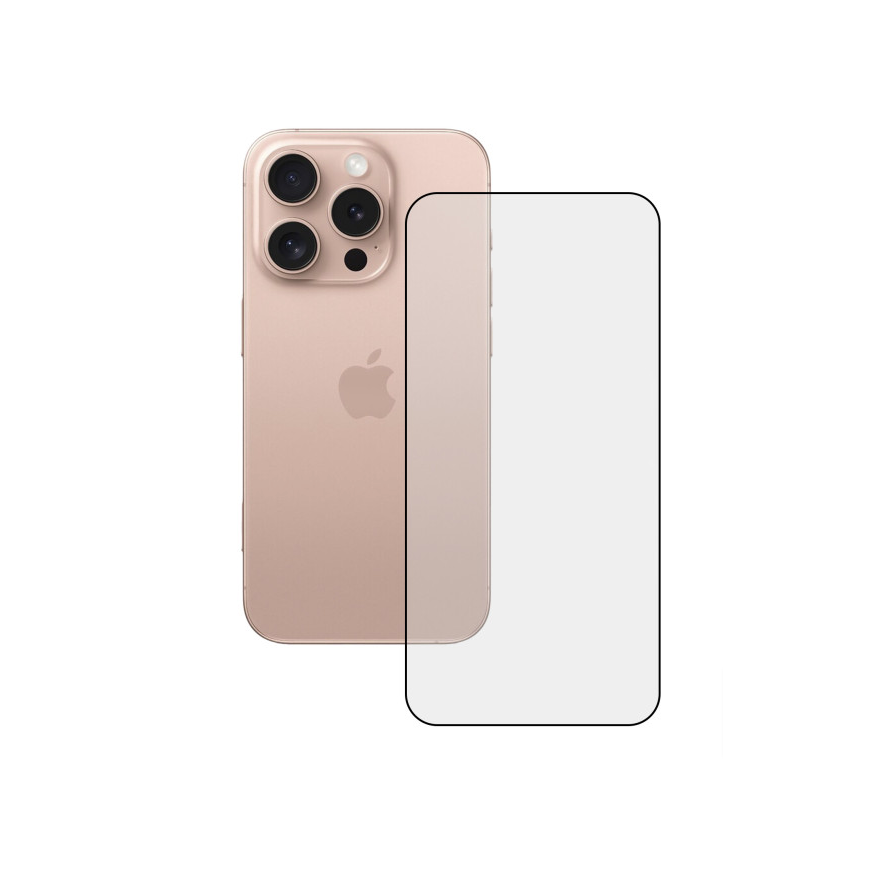 Fusion full glue 5D tempered glass with frame Apple iPhone 16 Pr