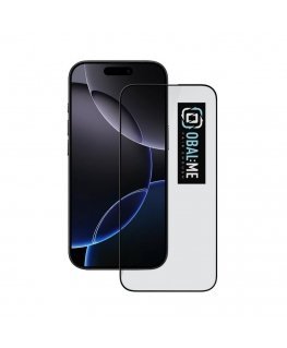 OBAL:ME 5D Glass Screen Protector for Apple iPhone 16 Pro Black