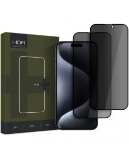 HOFI ANTI SPY GLASS PRO+ 2-PACK IPHONE 16 PRO MAX PRIVACY GLASS