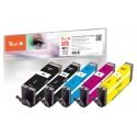 Peach PI100-378 ink cartridge 5 pc(s) Compatible High (XL) Yield Black, Cyan, Magenta, Yellow Peach PI100-378 ink cartridge 5 pc(s) Compatible High (XL) Yield Black, Cyan, Magenta, Yellow