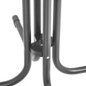 Royal Catering Stalas, apvalus, aukštas, sulankstomas baro stalas, sk. 80 cm aukščio 110 cm pilkos spalvos Royal Catering Stalas, apvalus, aukštas, sulankstomas baro stalas, sk. 80 cm aukščio 110 cm pilkos spalvos
