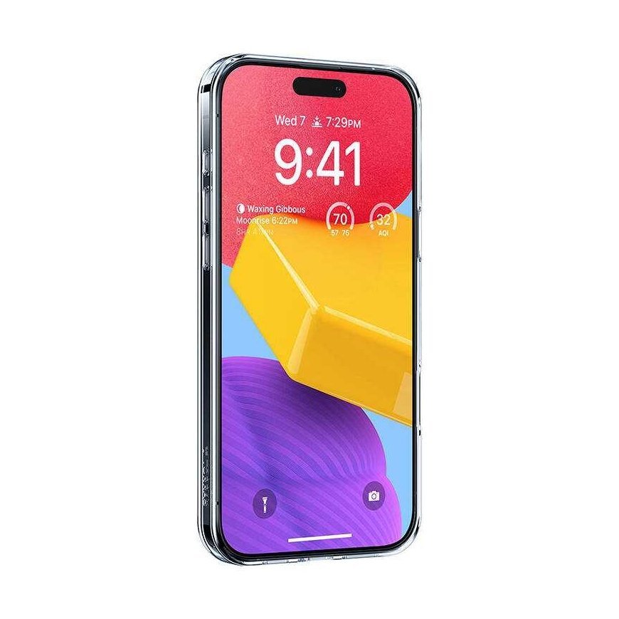 Torras Ostand Pro dėklas, skirtas iPhone 16 Plus (skaidrus) – 4