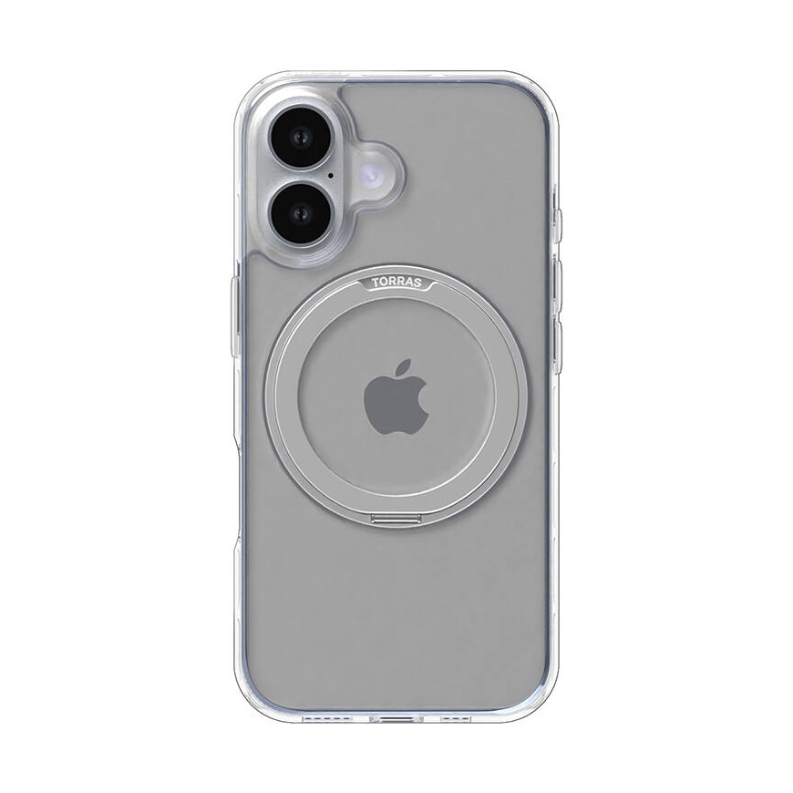 Torras Ostand Pro dėklas, skirtas iPhone 16 Plus (skaidrus) – 5