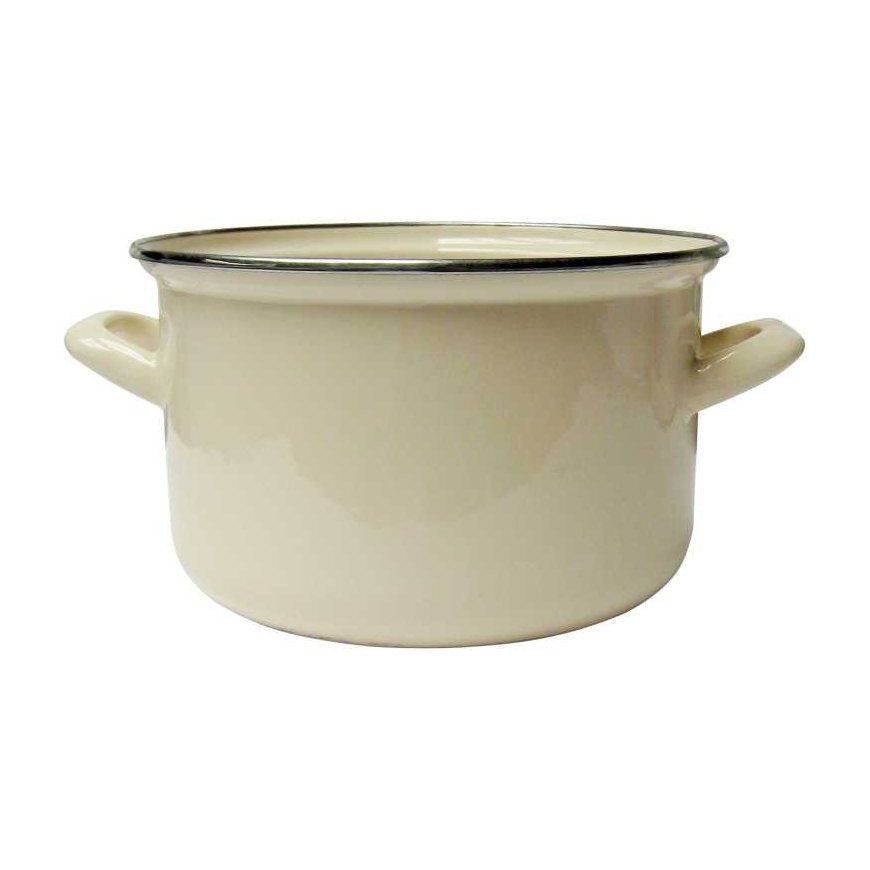 Emalia Olkusz Pot enameled 18 cm